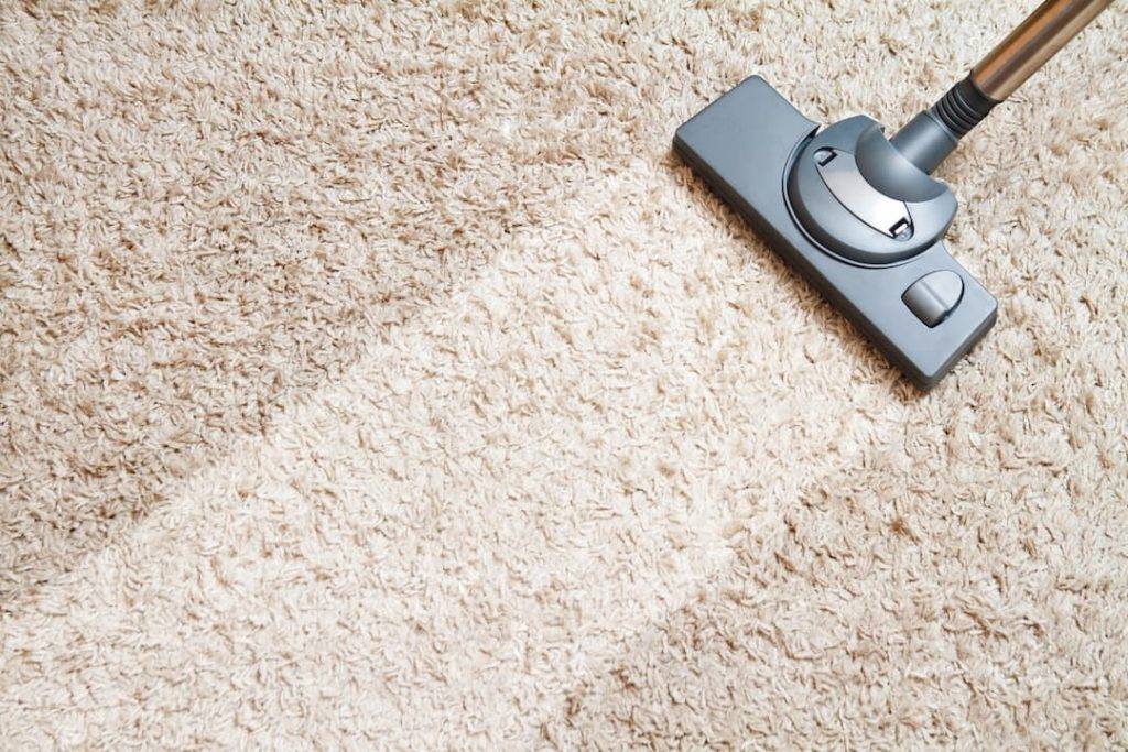 Hoovering Carpet